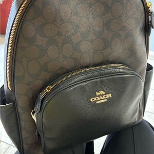 Coach Leather Backpack